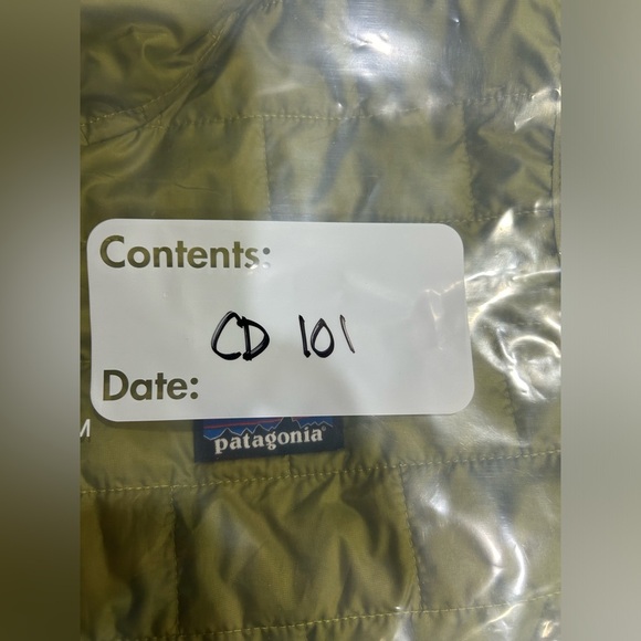 Patagonia Men’s Medium Nano Puff Insulated Vest Graze Green Puffer NWT Puffy - Picture 10 of 10